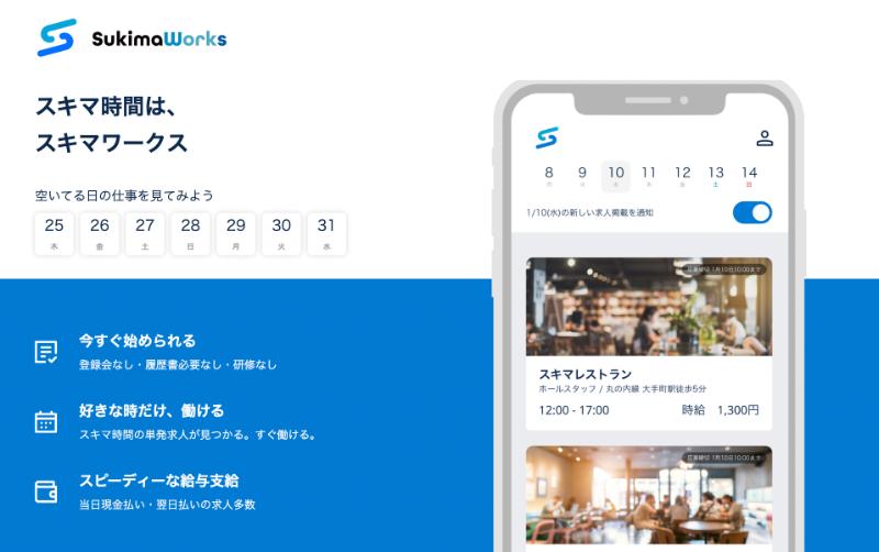 スキマワークスのスクリーンショット